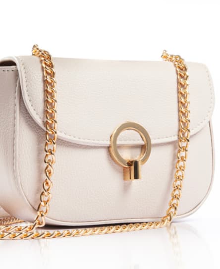 BEIGE CROSSBODY SHOULDER BAG - Image 2